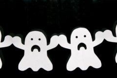 Halloween Paper Crafts Ghost Paper Chain Craft